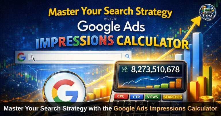 Master Your Search Strategy with the Google Ads Impressions Calculator